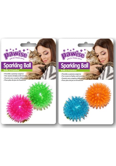 Cosmotex Pawise Mayın Top Kedi Oyuncağı 4,5 Cm 2 Li Paket