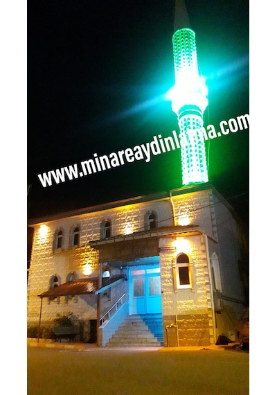 cami aydınlatma minare dış mekan su gecirmez tüp led floresan