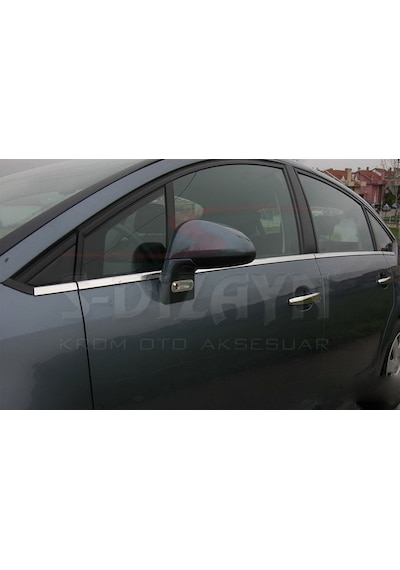 S-Dizayn  Citroen C4 Hb Krom Cam Çıtası 8 Prç 2005-2010