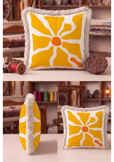 Modern Soyut Çiçek Desenli Saçaklı Yastık Kılıfı-sanatsal Floral Bohem Vizon Püsküllü Kırlent Kılıfı Yalın Düş Saten Modern Soyut Çiçek Desenli Saçaklı Yastık Kılıfı-sanatsal Floral Bohem Vizon Püsküllü Kırlent Kılıfı Yalın Düş Saten
