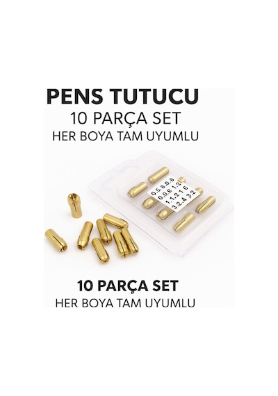 Merttools Gravür Pens Tutucu 10 Parça Set Her Boy Uyumlu, Dayanıklı Ve Profesyonel Kullanım İçin