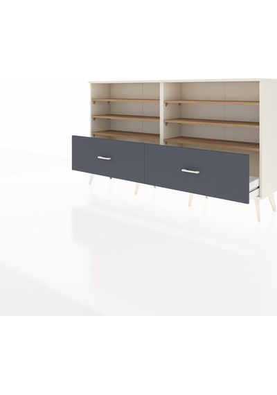 Arges Konsol 6 Raflı 2 Çekmeceli 176x30x99 Aytaşı-çam/antrasit Aytaşı-çam/antrasit Arges Konsol 6 Raflı 2 Çekmeceli 176x30x99 Aytaşı-çam/antrasit Aytaşı-çam/antrasit