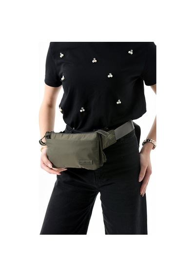 571 Collections Çok Cepli Bel Çantası Unisex Haki Model: 571-13-9r Haki