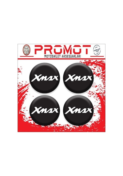 Xmax Uyumlu Damla Sticker 4cm-4 Adet 02 Diğer