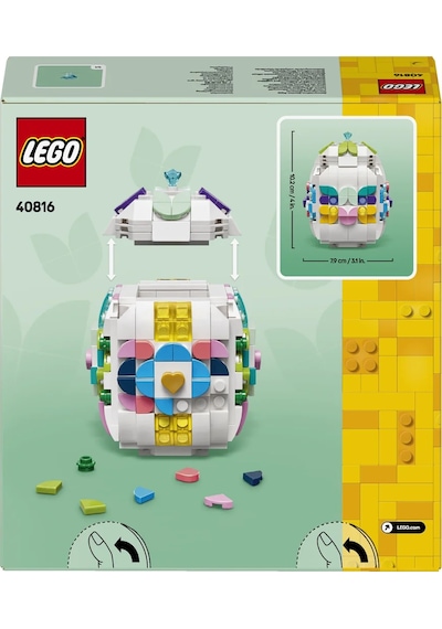 LEGO® LEL Seasons and Occasions Dekoratif Paskalya Yumurtası 40816 - 9 Yaş ve Üzeri Çocuklar için Oyuncak Yapım Seti (386 Parça)
