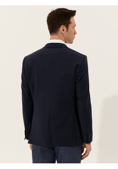 Cacharel Lacivert Slim Fit Ceket