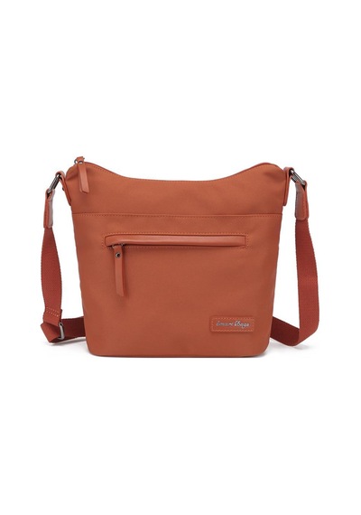 Smart Bags Twill Dimi Kumaş Postacı Kadın Çantası 3327 Kiremit