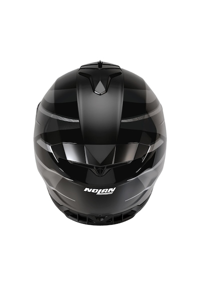 Nolan N80.8 Fervo 356 Kapalı Kask Siyah Gri