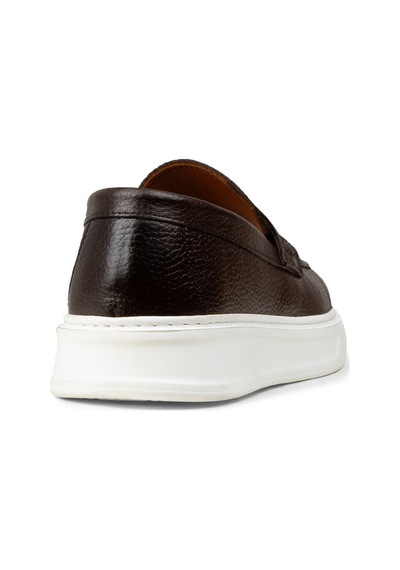 Deery Erkek Kahverengi Hakiki Deri Loafer Ayakkabı - 02043mkhvp02 Kahverengi