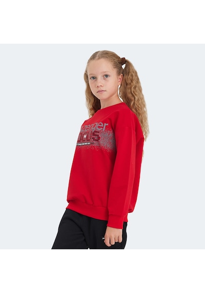 Slazenger LAST Çocuk  Kırmızı Sweatshirt
