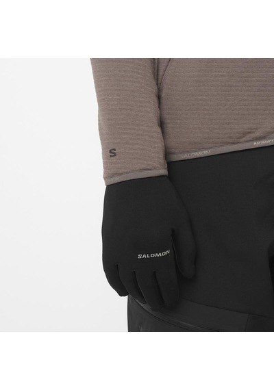 Salomon Essentıal Lıghtwarm Erkek Tam Fermuar Polar Iron Lc2645700 Kahverengi
