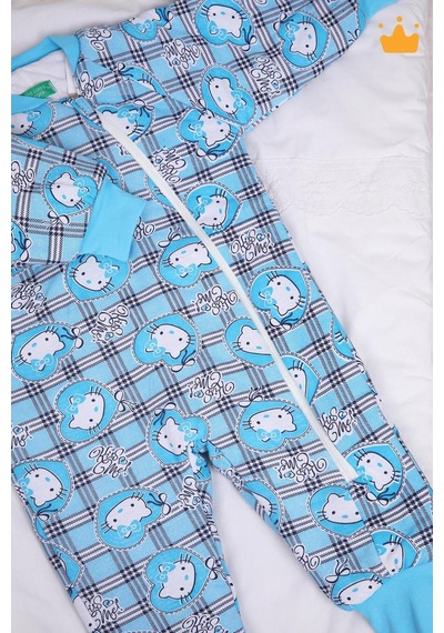 Babyhola 2-9 Yaş Kalın Elyaf Dolgulu 2.5 Tog Premium Kalite Çocuk Uyku Tulumu 23504 Buz Mavisi