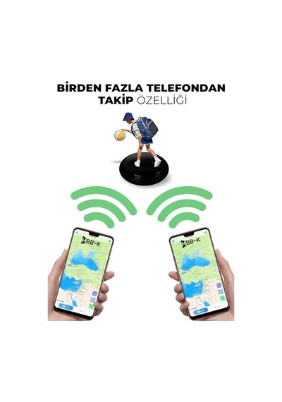 Tag Ios Uyumlu Akıllı Gps Takip Cihazı Siyah Genel
