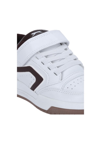 Slazenger Clash I Unisex Çocuk Beyaz / Bordo Günlük Spor Ayakkabısı Beyaz - Bordo