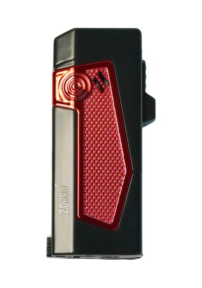 Zorro 4 Torch Pürmüz Siyah-kırmızı Metal Puro Çakmağı - Trm1012