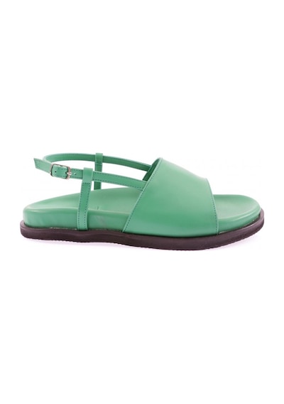 Dgn 3015-23y Kadin Kalin Bantli Sandalet 3015-2261-R1938 Yeşil