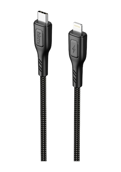 Knit 30W Hızlı Şarj Destekli Type-C To Lightning Şarj Ve Data Aktarım Kablosu 1 Metre Siyah