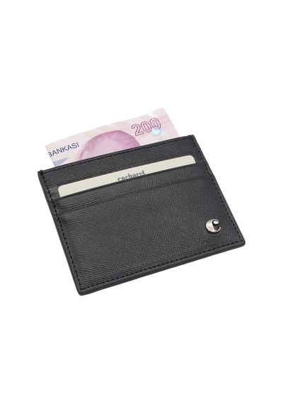 Cacharel Siyah Wint Unisex Deri Kartlık 0244w17 Siyah