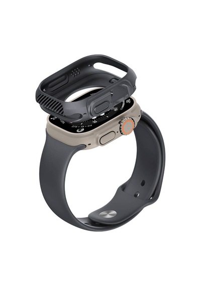 Watch Ultra 49mm Silikon Tpu Kasa Koruyucu Frm Watch Gard 31 - Yeşil