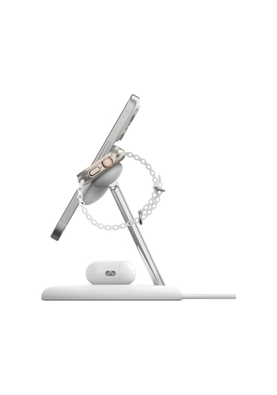 Belkin 3'ü 1 Arada Manyetik Magsafe Uyumlu Qi2 15w Kablosuz Şarj