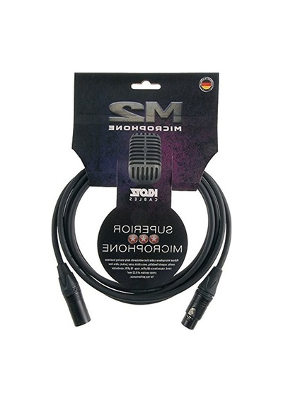 2 Metre Uzunluğunda Siyah Xlr Mikrofon Kablosu