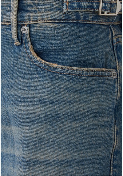 Good American Ayarlanabilir Kenarlarıyla Geniş Paça Pantolon Darkblue