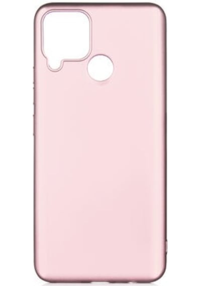 Realme C25 Kılıf Esneyebilen Şık Sofina Silikon Kapak Rose