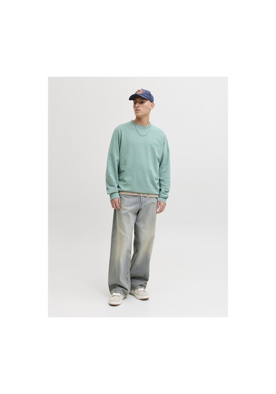 Jack & Jones Jjearchıve Graphıc Rahat Kesim Sweatshirt 12287995 Mavi