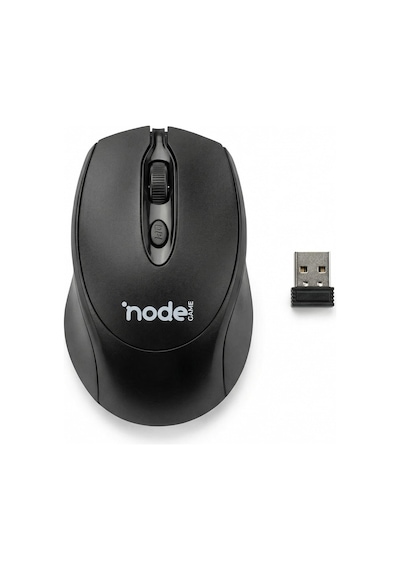 Siyah Kablosuz Ofis Mouse 2.4g Optik Lens Güç Tasarruf Modlu Tak Çalıştır 10 Metre Menzil Diğer