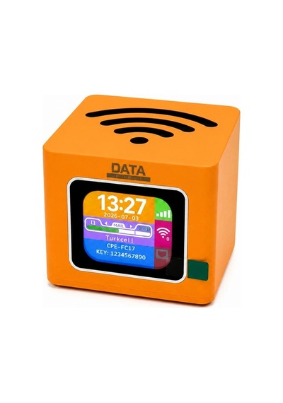 Dataforce Q51 Router 1 Port Dataforce Q51 4g Wıfı 6 Taşınabilir 3000mah.bataryalı Küpmmodem Router