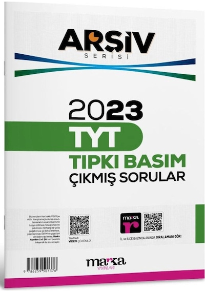 2023 Tyt Arşiv Serisi Tıpkı Basım Çıkmış Sorular Tamamı Video Çözümlü / 9786259501376