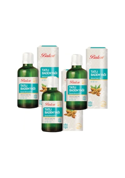Balen Tatlı Badem Yağı 3 x 50 ML