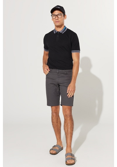 Ac&Co / Altınyıldız Classics Erkek Antrasit Slim Fit Dar Kesim Armürlü %100 Pamuk Casual Chino Şort 4A0222200007Atr56 Antrasit Ac&Co / Altınyıldız Classics Erkek Antrasit Slim Fit Dar Kesim Armürlü %100 Pamuk Casual Chino Şort 4A0222200007Atr56 Antrasit
