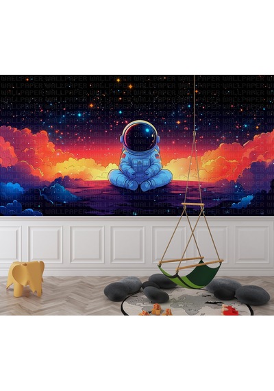 Çocuk Odası Uzay Serisi 27 Çocuk Odası Poster Duvar Kağıdı