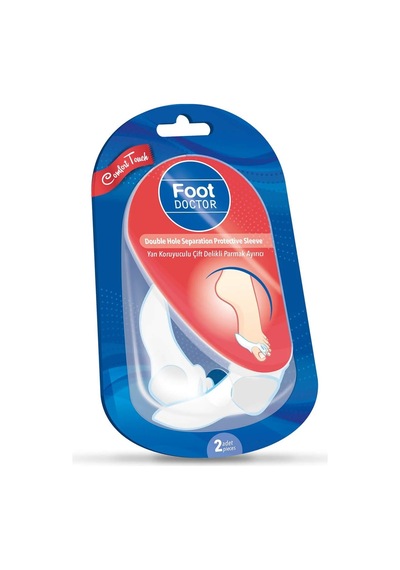 Foot Doctor Yan Koruyuculu Ve Çift Delikli Parmak Ayırıcı