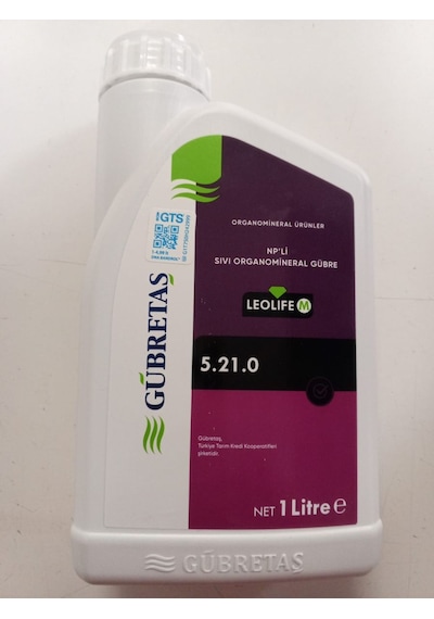 Gübretaş Leolife-m 5.21.0 - 1 Lt, Sıvı Organomineral Gübre