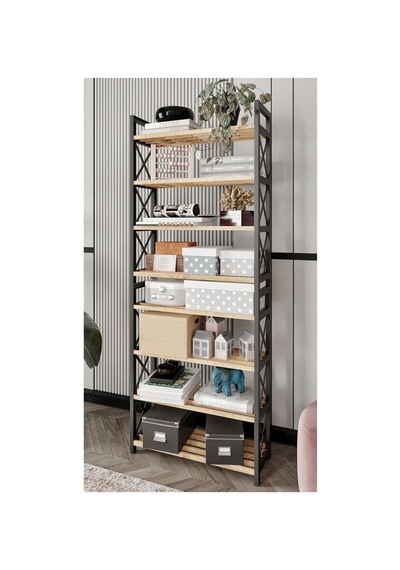 8 Katlı Çok Amaçlı Raf Ayakkabılık 47x18x127 Cm, Mdf Ve Plastik Malzeme, Kolay Kurulum Qr Kodlu, Modern Ve Dek Diğer 8 Katlı Çok Amaçlı Raf Ayakkabılık 47x18x127 Cm, Mdf Ve Plastik Malzeme, Kolay Kurulum Qr Kodlu, Modern Ve Dek Diğer