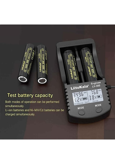 Liitokola Lii-300 Pil Şarj Deşarj Kapasite Test Cihazı Powerbank Li-ion Nimh 3.7v 18650 1.2v Aa Aaa