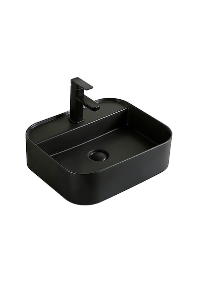 Ey-4720ms Mat Siyah Tezgah Üstü Lavabo