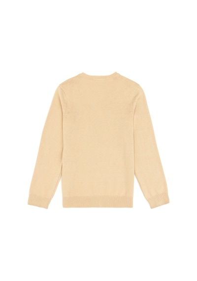 U.S. Polo Assn. Kız Çocuk Kum V Yaka Basic Kazak 50294198-VR085