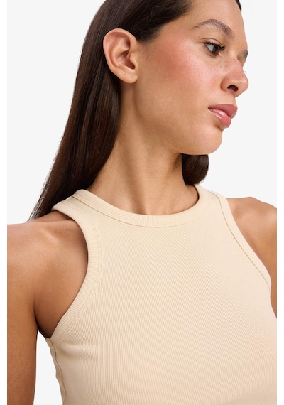 DeFacto Fitted Halter Yaka Fitilli Kaşkorse Atlet U0357AZ25SMBG286