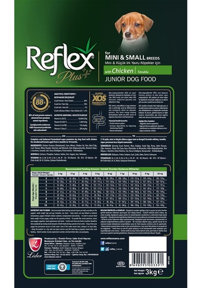 Plus Küçük&mini Irk Tavuklu Yavru Köpek Maması 3 Kg