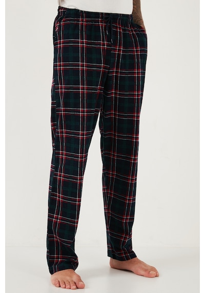 Buratti Pamuklu Regular Fit Normal Bel Düz Paça Cepli Erkek Pijama Altı 6574003 Yeşil