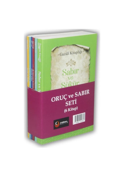 İmam Gazali - Oruç Ve Sabır Seti 6 Kitap Set / İmam Gazali