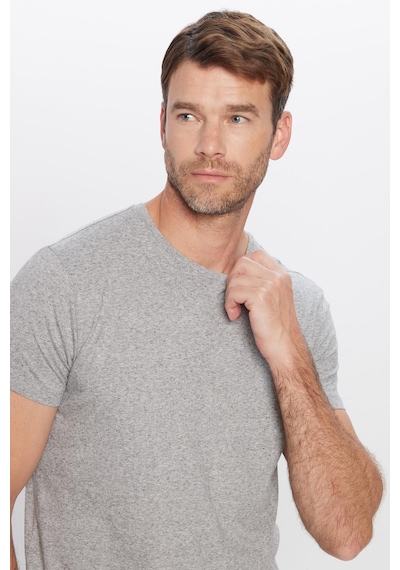 Tudors Erkek Slim Fit Dar Kesim Pamuklu Yumuşak Doku Likralı Esnek Kumaş Basic Gri Bisiklet Yaka Tişört-32478 Gri Tudors Erkek Slim Fit Dar Kesim Pamuklu Yumuşak Doku Likralı Esnek Kumaş Basic Gri Bisiklet Yaka Tişört-32478 Gri
