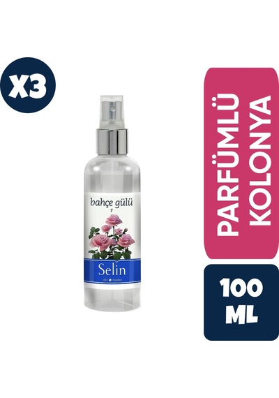 Selin Bahçe Gülü Sprey Kolonya 3 x 100 ML