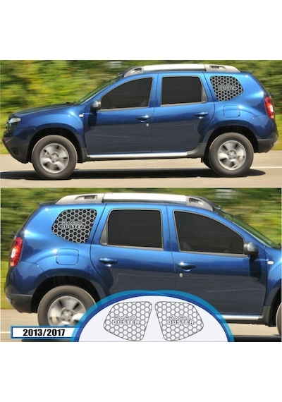 Dacia Duster Kelebek Cam Petek Sticker 2010-2017
