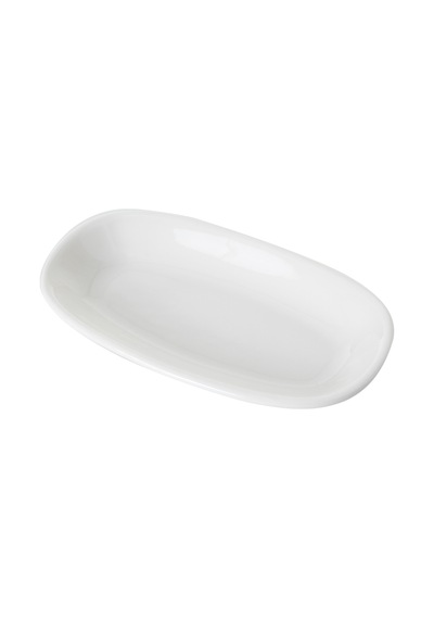 Mudo Home Natura Kayık Tabak 16cm Beyaz
