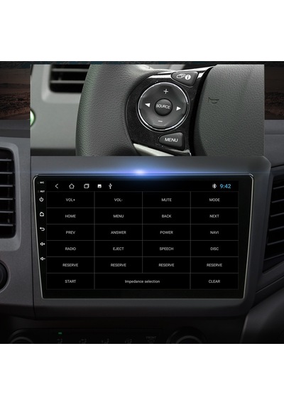 HONDA CİVİC FB7 ANDROİD MULTİMEDYA CARPLAY 9 İNC IPS HD  EKRAN 4GB/64GB KAMERA HEDİYELİ