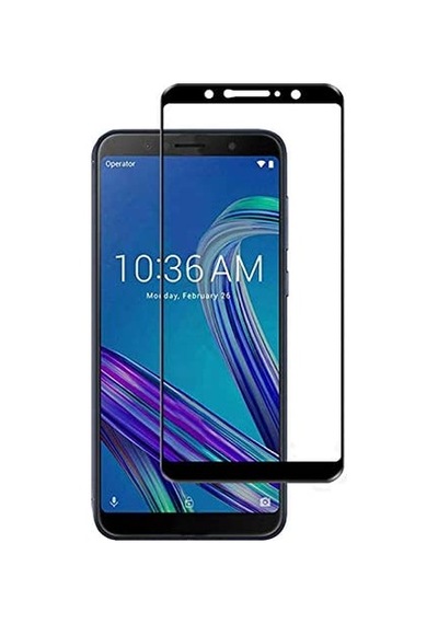 Asus Zenfone Max Pro ZB602KL Tam Kaplayan Ekran Koruyucu - Siyah
